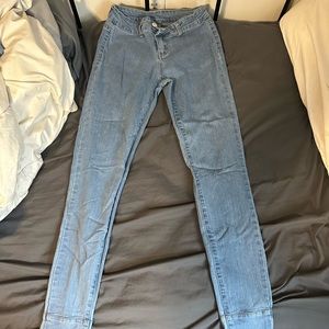 shein stacked jeans